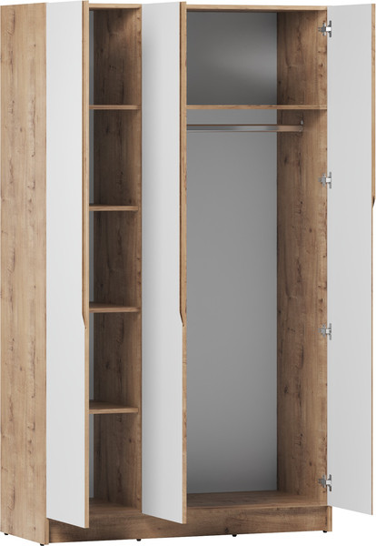 Изображение товара Шкаф Eligard Aura 3D  (дуб вотан/белый)