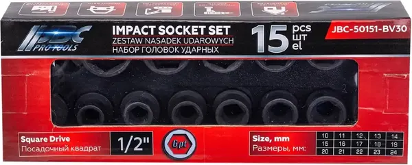 Изображение товара Набор головок слесарных JBC JBC-50151-BV30