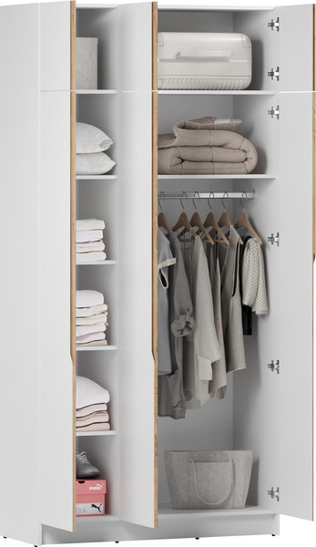 Изображение товара Шкаф Eligard Aura 3Dа (белый)