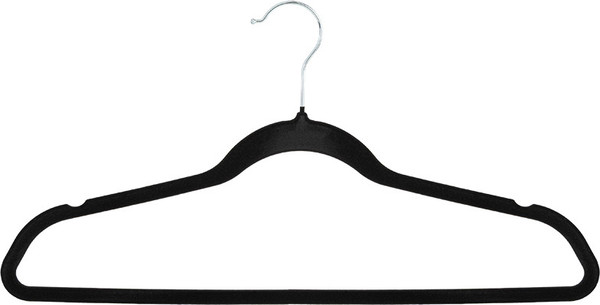 Изображение товара Набор пластиковых вешалок-плечиков Рыжий кот 110878 (5шт, черный)