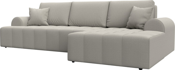 Изображение товара Диван угловой Лига Диванов Лига-080 угол правый / 134740 (рогожка Амур 02 бежевый)