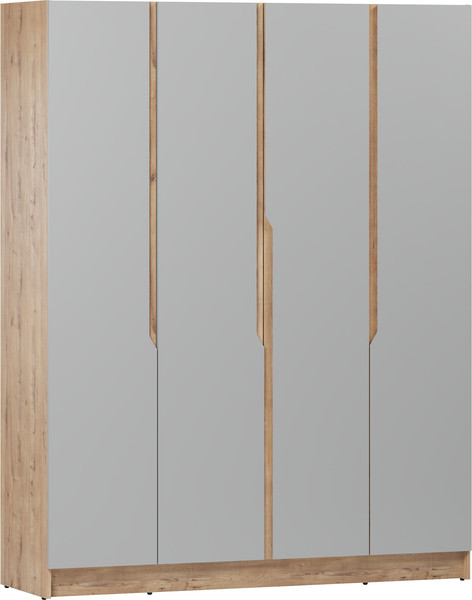 Изображение товара Шкаф Eligard Aura 4D (дуб вотан/дымчатый алмаз)