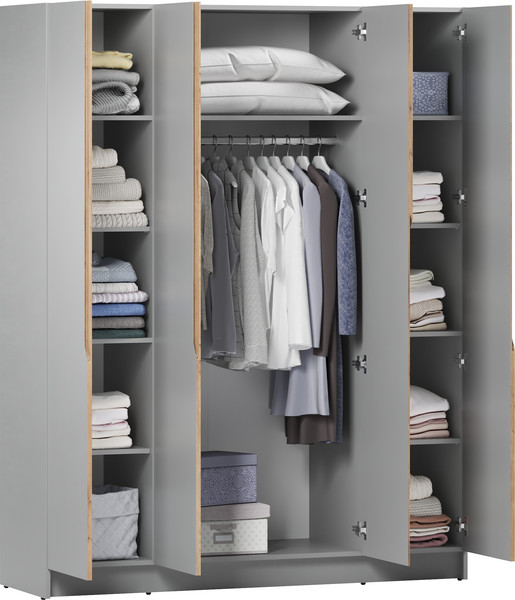 Изображение товара Шкаф Eligard Aura 4D (дымчатый алмаз)