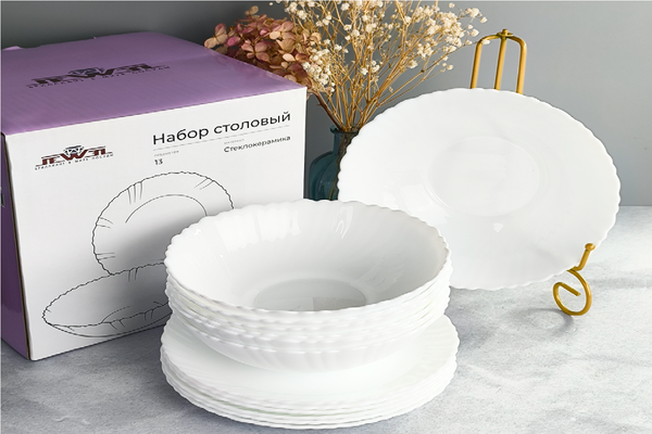 Изображение товара Набор столовой посуды JEWEL ПС00106-48 (13пр)
