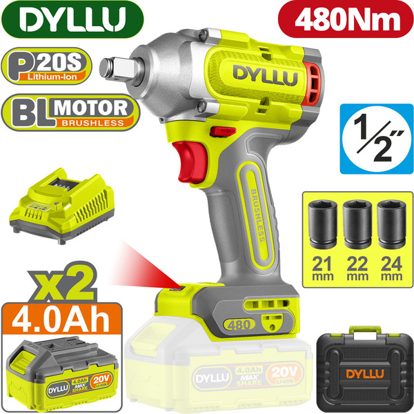 Изображение товара Аккумуляторный гайковерт DYLLU DTCD1B483