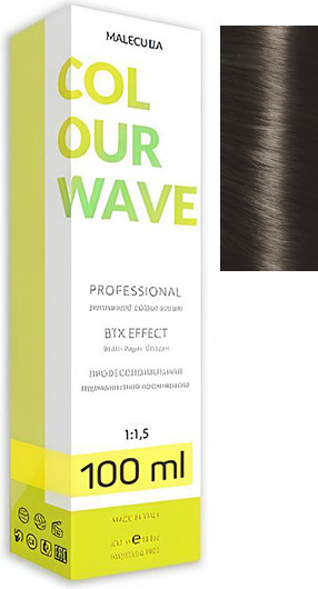 Изображение товара Крем-краска для волос Malecula Colour Wave тон 7.1 (100мл, пепельный блонд)