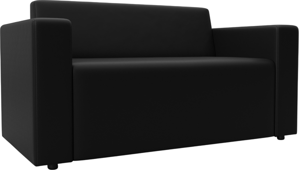 Изображение товара Диван Лига Диванов Лига-093 / 132458 (экокожа черный)