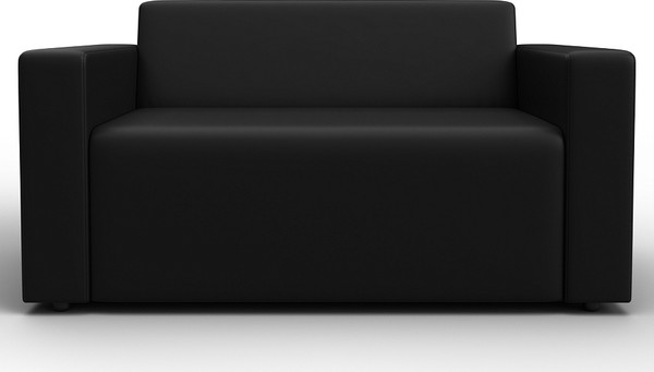 Изображение товара Диван Лига Диванов Лига-093 / 132458 (экокожа черный)