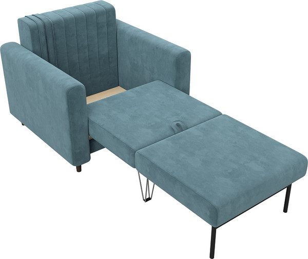 Изображение товара Кресло-кровать Лига Диванов Лига-070 / 132557 ( велюр Seven 113 бирюзовый)