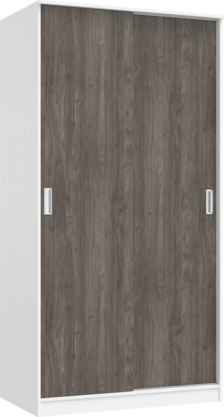 Изображение товара Шкаф-купе Кортекс-мебель Лагуна ШК01-00 (белый/орех элия)