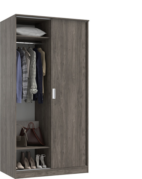 Изображение товара Шкаф-купе Кортекс-мебель Лагуна ШК01-00 (орех элия)