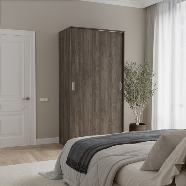 Изображение товара Шкаф-купе Кортекс-мебель Лагуна ШК01-00 (орех элия)