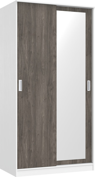 Изображение товара Шкаф-купе Кортекс-мебель Лагуна ШК01-01 (белый/орех элия)