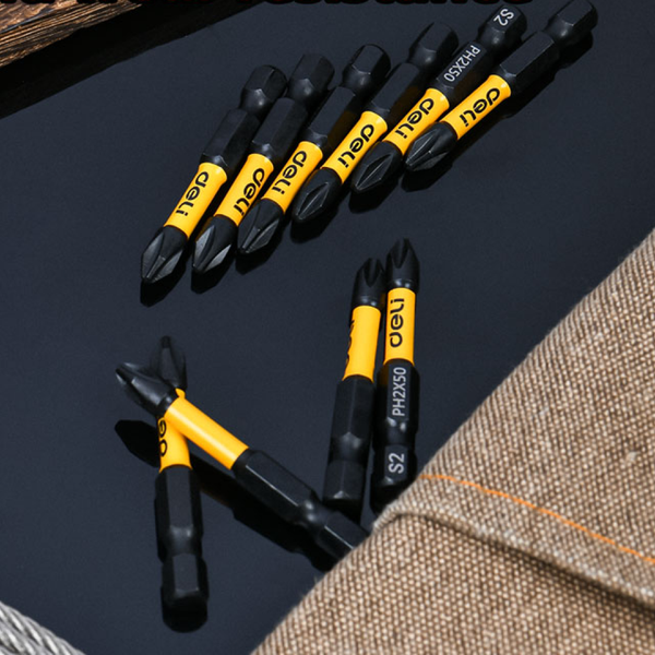 Изображение товара Набор бит Deli PH2x50мм / EDL501002Z (2шт)