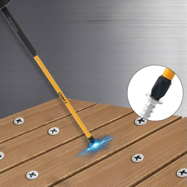 Изображение товара Набор бит Deli PH2x200мм / EDL251200 (10шт)