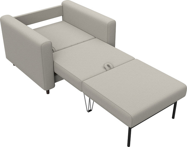 Изображение товара Кресло-кровать Лига Диванов Лига-070 / 132542 (рогожка амур 02 бежевый)