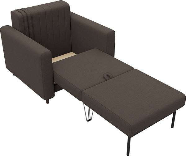 Изображение товара Кресло-кровать Лига Диванов Лига-070 / 132543 (рогожка амур 05 коричневый)