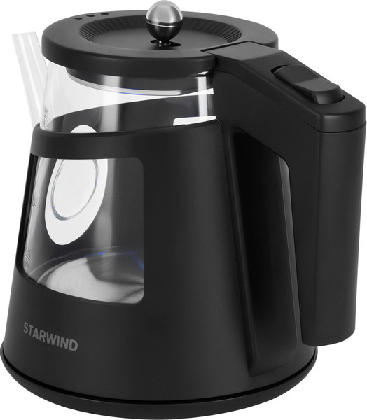 Изображение товара Электрочайник StarWind SKG2113 (черный/прозрачный)