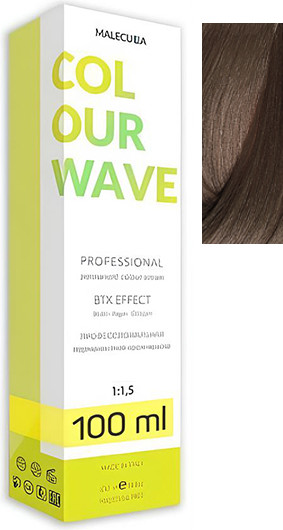 Изображение товара Крем-краска для волос Malecula Colour Wave тон 6.0 (100мл, интенсивный натуральный темный блонд)