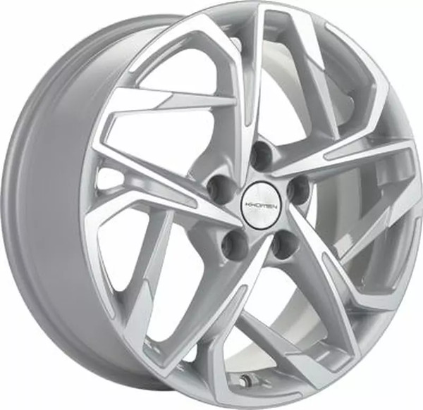 Изображение товара Литой диск Khomen KHW1716 Sonata 17x7" 5x114.3мм DIA 67.1мм ET 48мм F-Silver FP