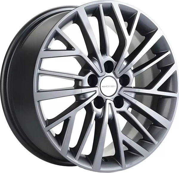 Изображение товара Литой диск Khomen KHW1717 Kodiaq/Tiguan 17x7" 5x112мм DIA 57.1мм ET 40мм Gray