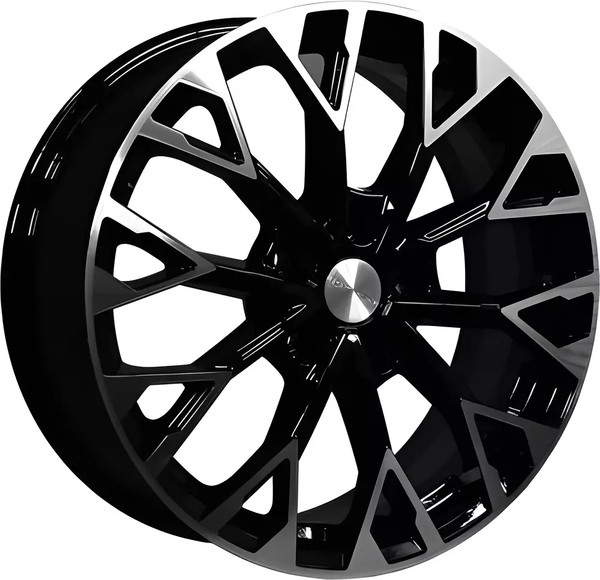 Изображение товара Литой диск Khomen KHW1718 Qashqai 17x7" 5x114.3мм DIA 66.1мм ET 40мм Black FP