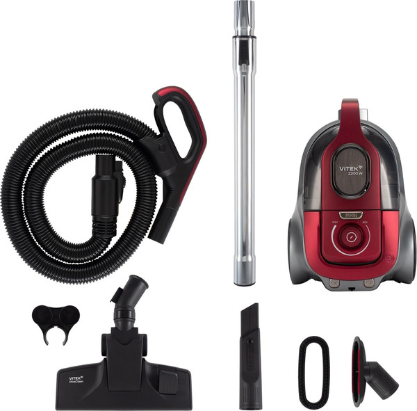 Изображение товара Пылесос Vitek VT-CV3113 (красный/серый)