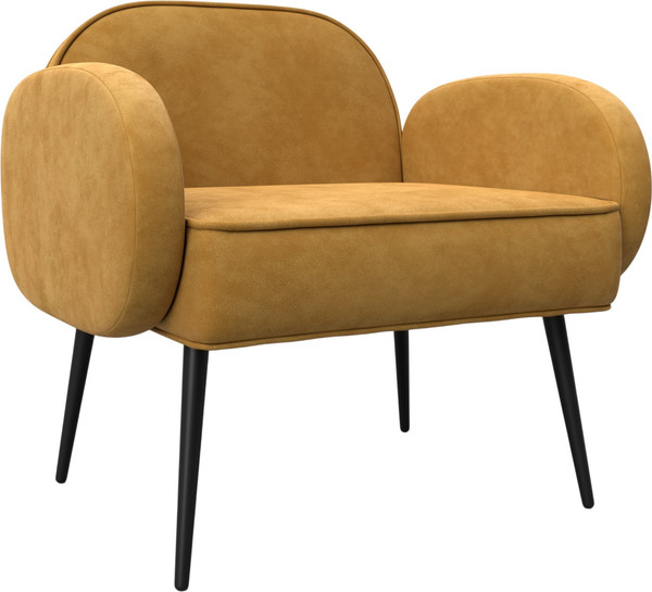 Изображение товара Кресло мягкое Лига Диванов Лига-086 / 132441 (велюр Brut 10 желтый)