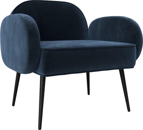 Изображение товара Кресло мягкое Лига Диванов Лига-086 / 132438 (велюр Tower 13 синий)