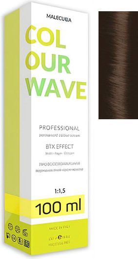Крем-краска для волос Malecula Colour Wave тон 6.77 (100мл, темно-коричневый блондин) — фото 3