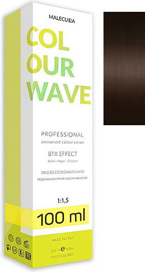 Крем-краска для волос Malecula Colour Wave тон 6.8 (100мл, холодный темно-коричневый блонд) — фото 3