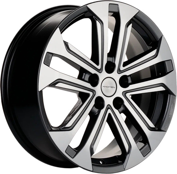 Изображение товара Литой диск Khomen KHW1803 Kodiaq/Tiguan 18x7" 5x112мм DIA 57.1мм ET 43мм (Gray FP)