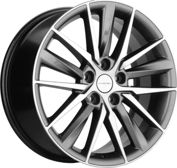Изображение товара Литой диск Khomen KHW1807 A6/Q5 18x8" 5x112мм DIA 66.6мм ET 39мм Gray FP