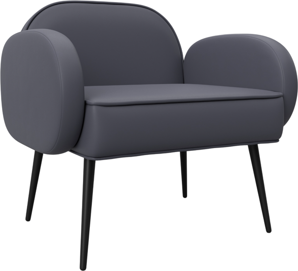 Изображение товара Кресло мягкое Лига Диванов  Лига-086 / 132435 (экокожа Grifon 15 серый)