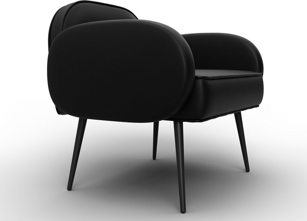 Изображение товара Кресло мягкое Лига Диванов Лига-086 / 132434 (экокожа Grifon 18 черный)