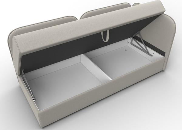 Изображение товара Тахта Лига Диванов Лига-094 НПБ / 132525 (рогожка Амур 02 бежевый)