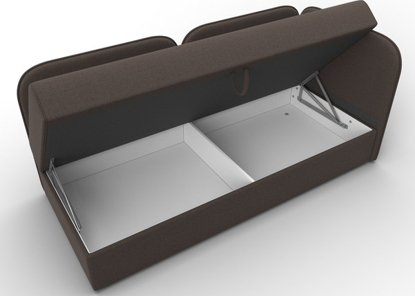 Изображение товара Тахта Лига Диванов Лига-094 НПБ / 132526 (рогожка Амур 05 коричневый)