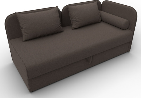 Изображение товара Тахта Лига Диванов Лига-094 НПБ / 132526 (рогожка Амур 05 коричневый)