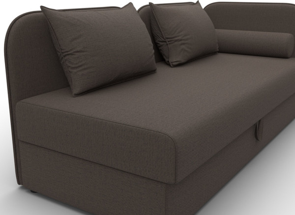 Изображение товара Тахта Лига Диванов Лига-094 НПБ / 132526 (рогожка Амур 05 коричневый)