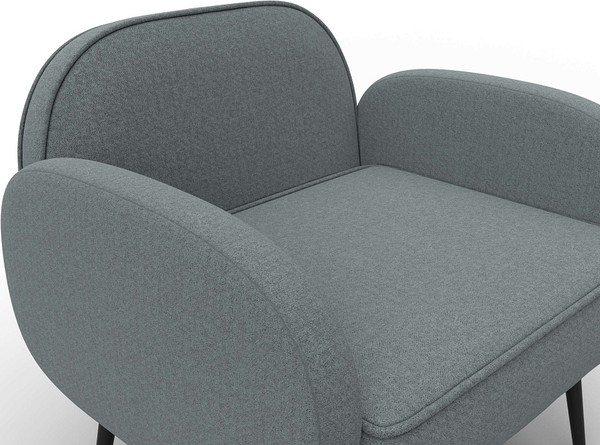 Изображение товара Кресло мягкое Лига Диванов Лига-086 / 132429 (рогожка Амур 07 серый)