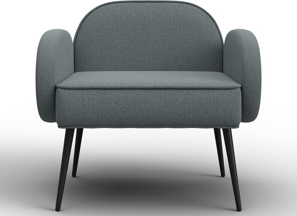 Изображение товара Кресло мягкое Лига Диванов Лига-086 / 132429 (рогожка Амур 07 серый)