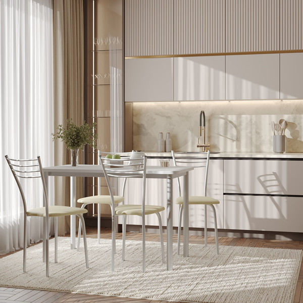 Изображение товара Стул Mio Tesoro Сигма (бежевый/металлик)