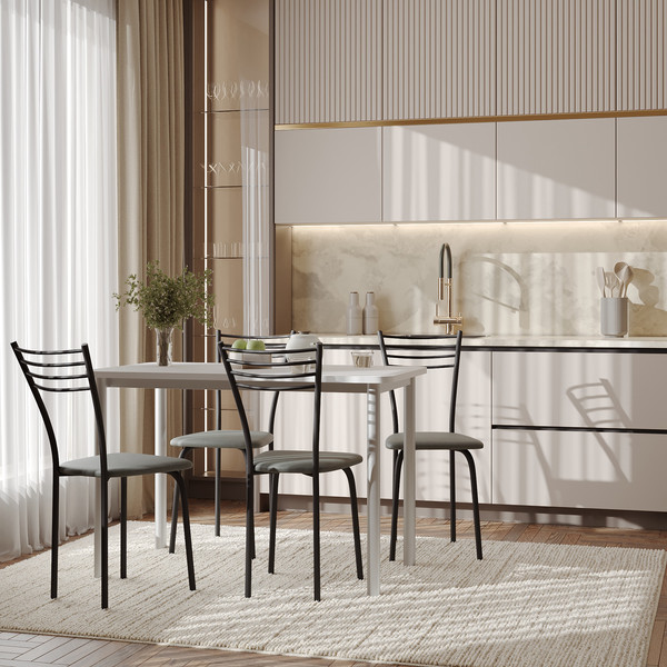 Изображение товара Стул Mio Tesoro Сигма (серый/черный)