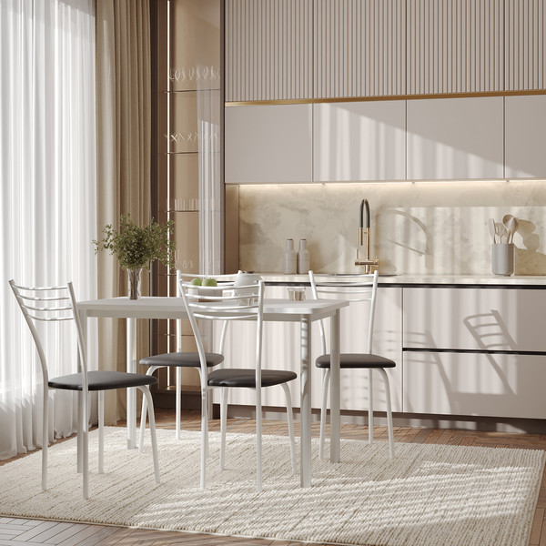 Изображение товара Стул Mio Tesoro Сигма (черный/белый)