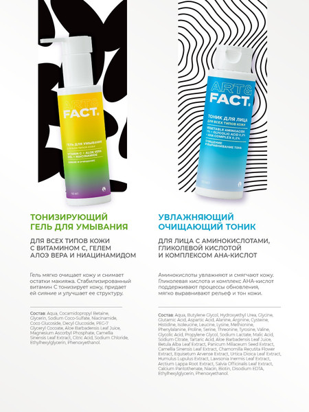 Изображение товара Набор косметики для лица Art&Fact Адвент-календарь Универсальный для всех типов кожи New