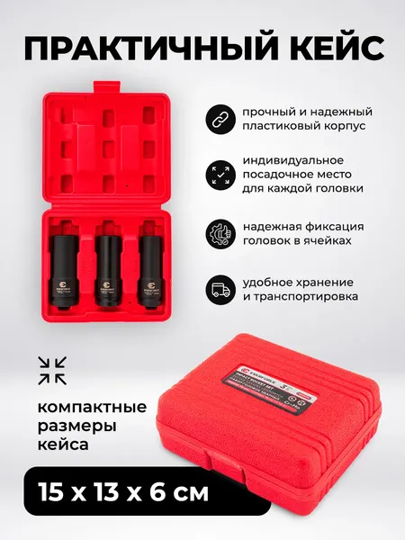 Изображение товара Набор головок слесарных Everforce EF-4032TH (63323)