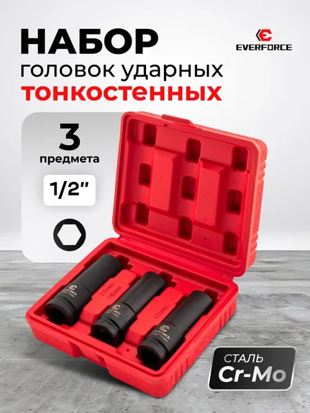 Изображение товара Набор головок слесарных Everforce EF-4032TH (63323)
