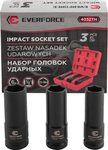 Изображение товара Набор головок слесарных Everforce EF-4032TH (63323)