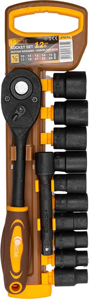 Изображение товара Набор головок слесарных Forstime FT-012-5K (63327)