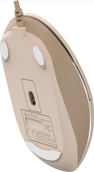 Изображение товара Мышь A4Tech Fstyler FM26 (бежевый/коричневый)